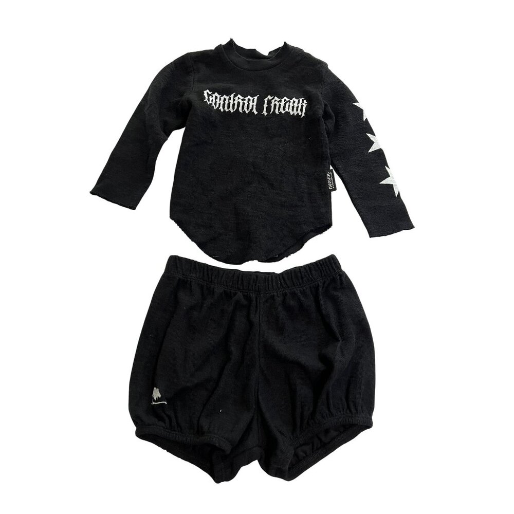 Nununu Watch Out Yoga Set in Black